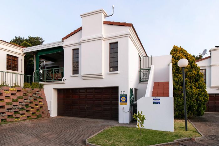 Erasmuskloof Townhouse For Sale: 2 beds, 2 baths, double garage, communal gardens.