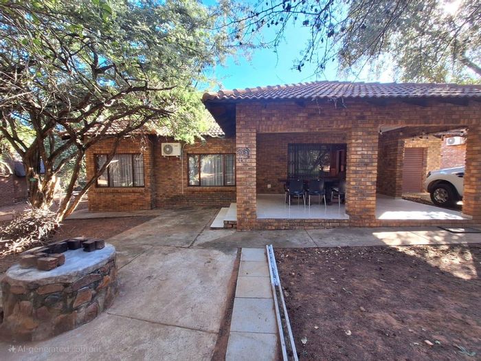 Leeupoort Central House For Sale: 3 bedrooms, open-plan living, versatile storage space.