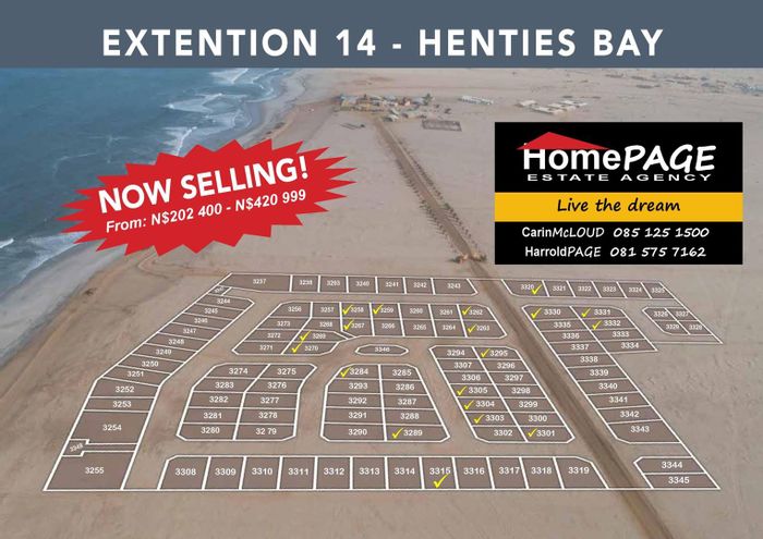 Property #1306393, Vacant Land Residential for sale in Henties Bay