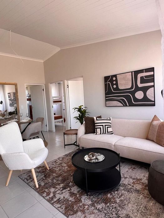 Townhouse for Sale in Walvis Bay Central: 2-bed, pet-friendly, green estate amenities.