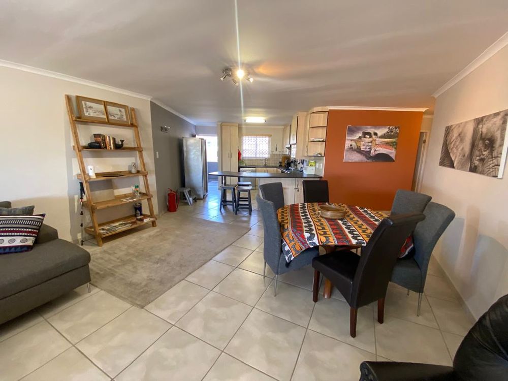 Open-plan kitchen, lounge,and dining area