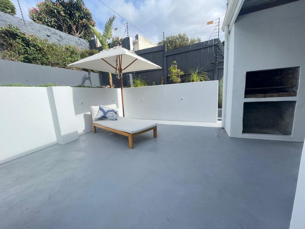 Patio and built in braai