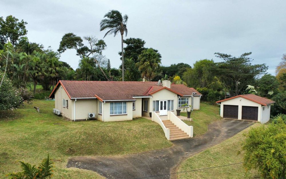 Family home with double garage.