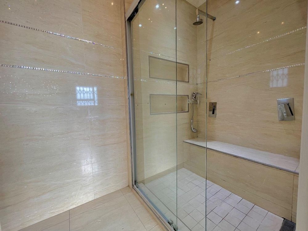 Master bathroom walk-in shower