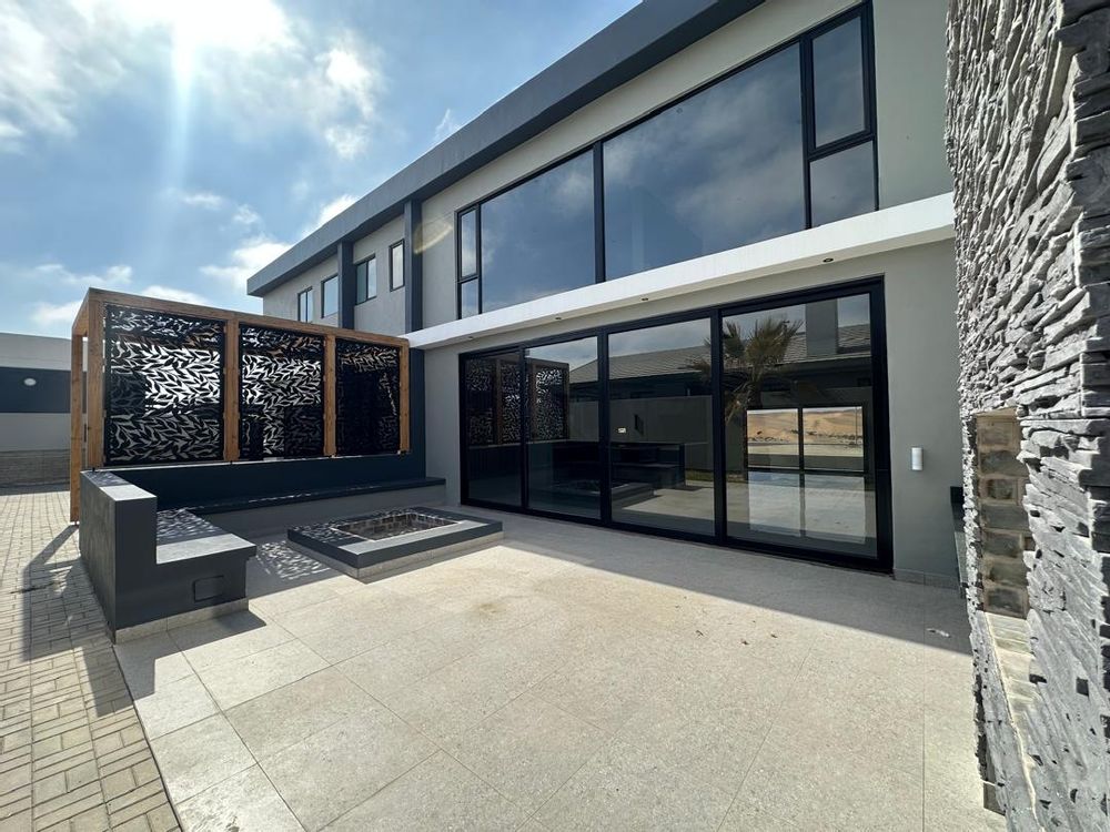 Another angle of outdoor entertainment area