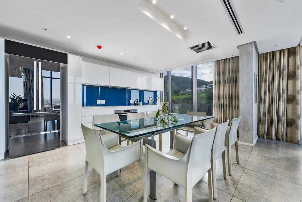 1st floor dining area and kitchen (scullery to left of fridge)