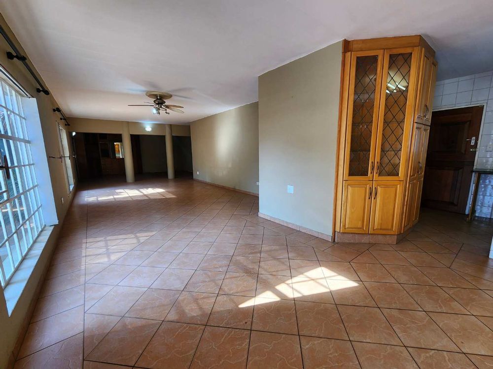 Kitchen into dining room