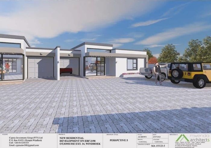 For Sale: Townhouse in Otjomuise Ext 4 with 3 beds, garage, courtyard.