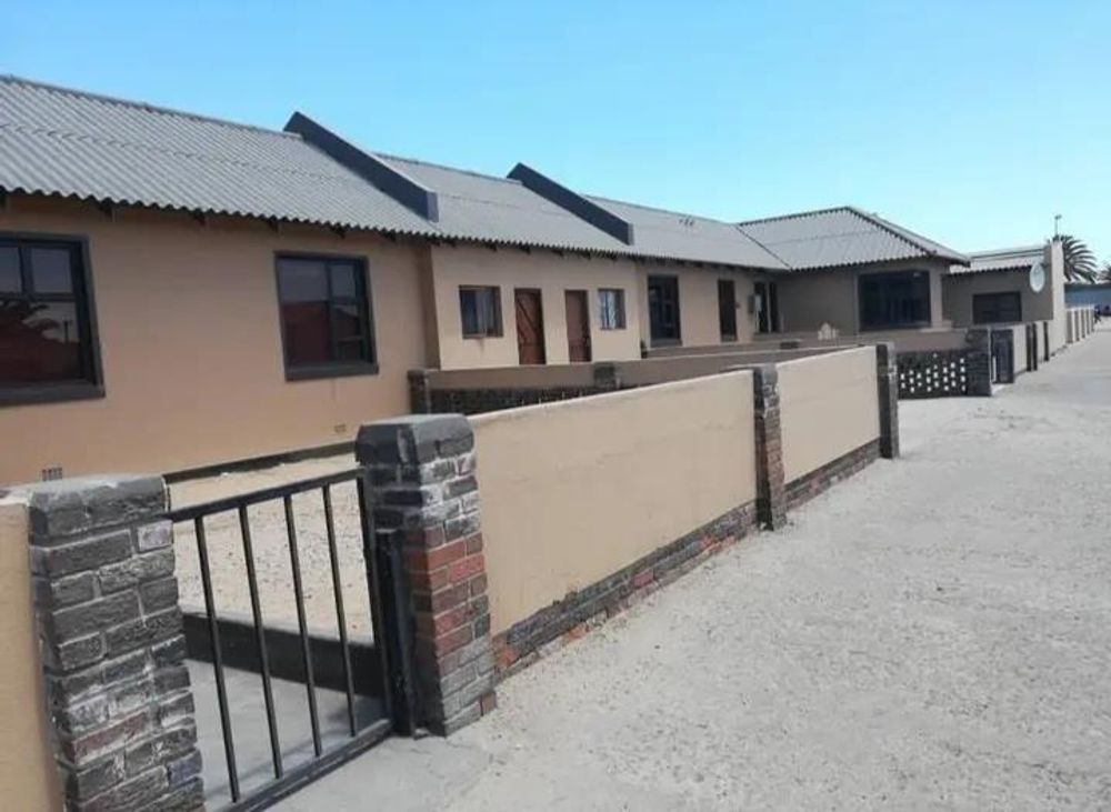 Entrance to 1st unit or office