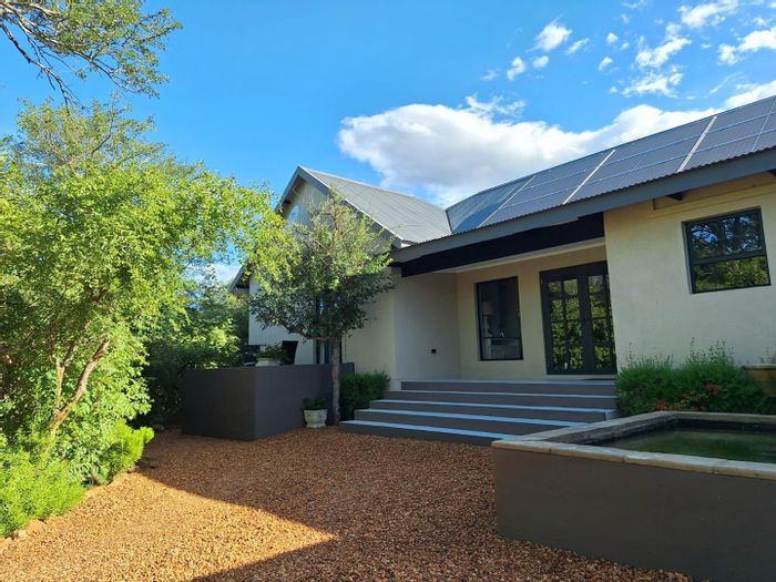 For Sale: House in Zandspruit Bush & Aero Estate with airstrip, pool, and gardens.