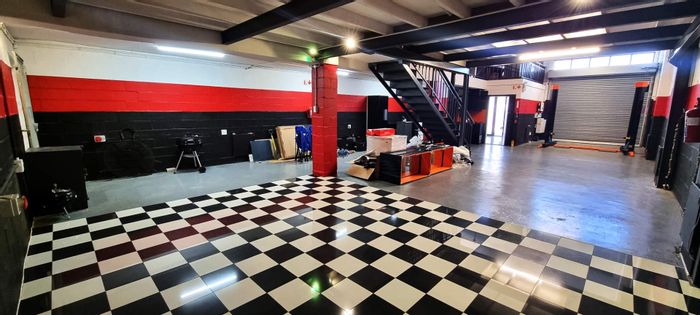 Industrial space for rent in Capricorn with solar power, parking, and office area.