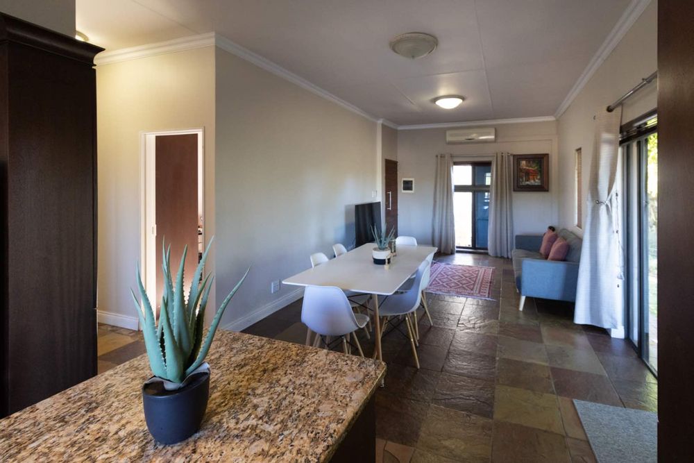 Living areas as seen from kitchen