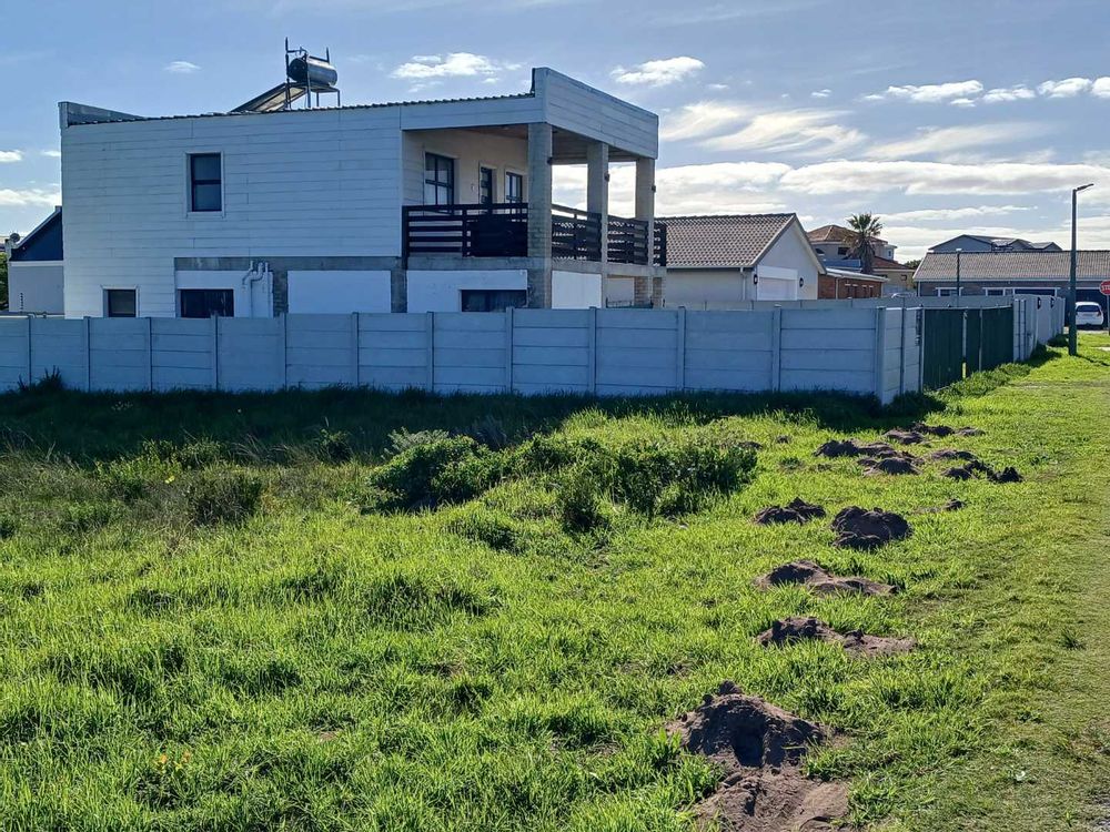 Houses directly next to us - in the direction of Hermanus.