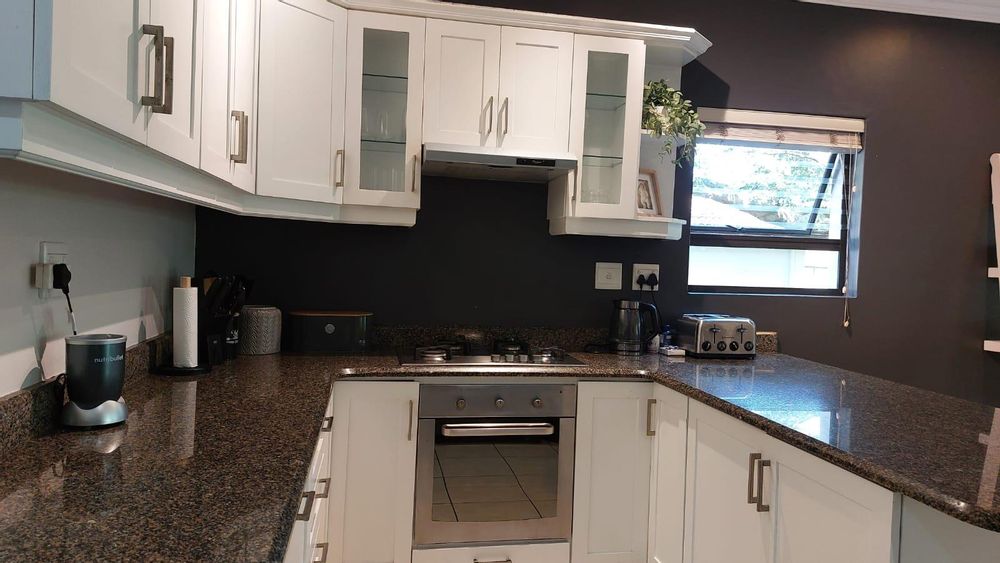 Kitchen with gas hob