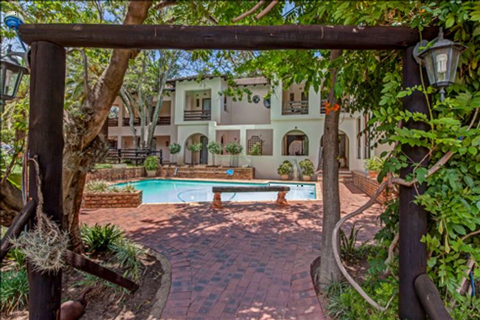 Guest House For Sale in Fourways: 26 rooms, restaurant, pools, telecom income.
