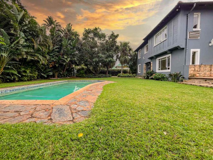Spacious 5-bedroom house in Durban North Central with pool and versatile outdoor space. For Sale.