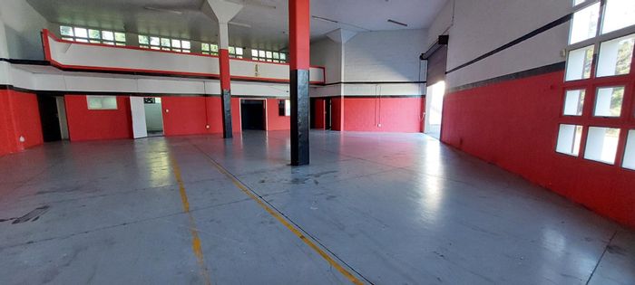 Industrial space to rent in New Germany with ample parking and loading docks.