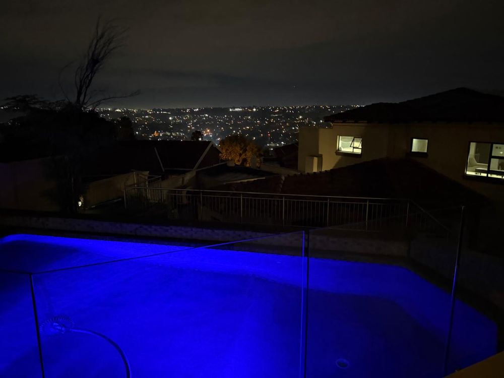 Night views from the entertainment centre