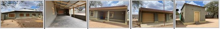 House for Sale in Okahandja Central: 2 Bedrooms, Flat, Double Garage, Convenient Location.