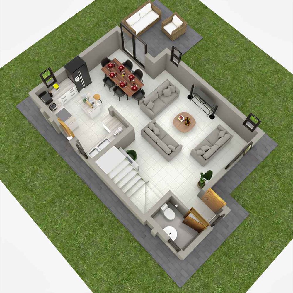115m2 Ground Floor Plan