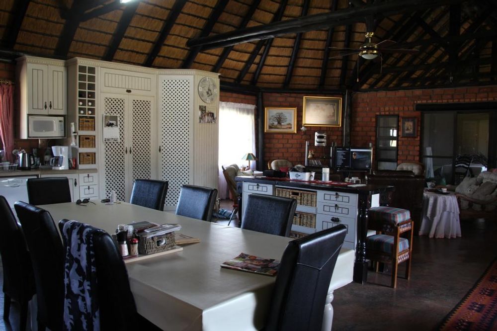 Kitchen, lounge and dining area