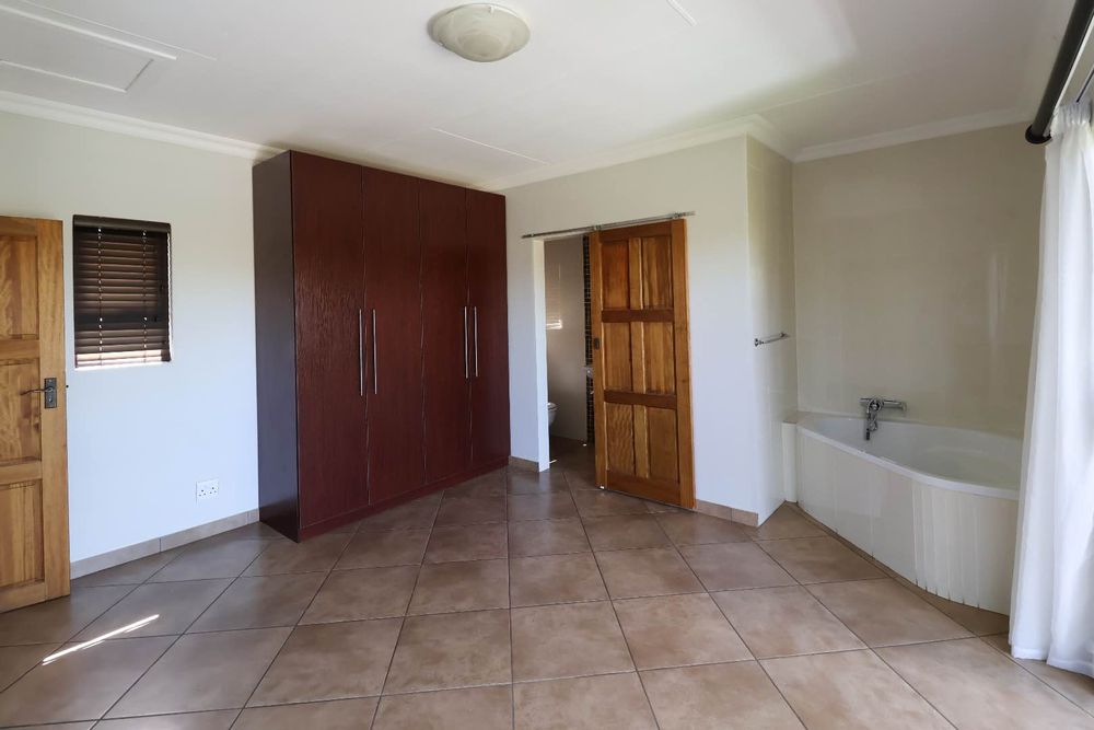 Flatlet bedroom as seen from balcony