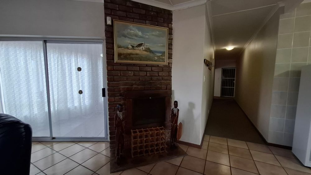 Living room fireplace