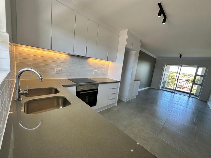 Langeberg Ridge Apartment For Sale: Security estate, open plan, large patio, modern kitchen.