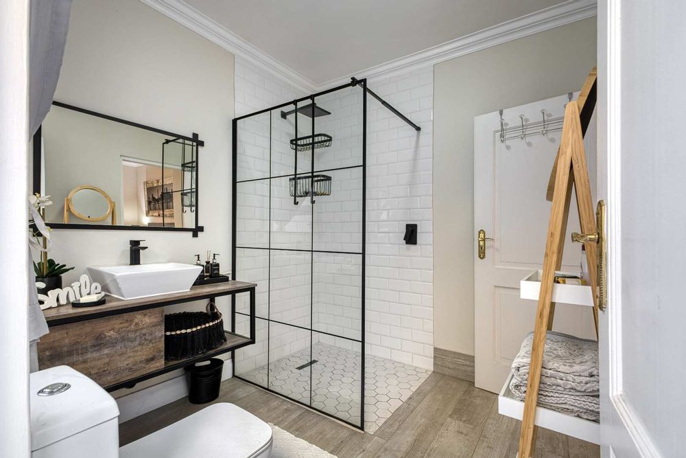 Renovated staff bathroom