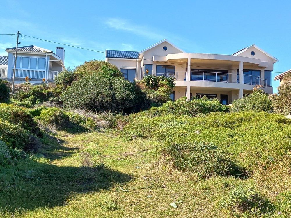 Upmarket Houses at the back of our Plot.