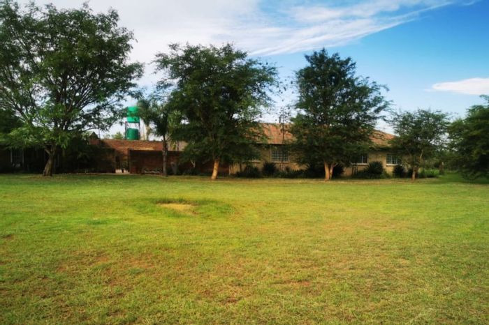 Vaalwater Farm For Sale: Two houses, borehole, pool, creek, and entertainment space.