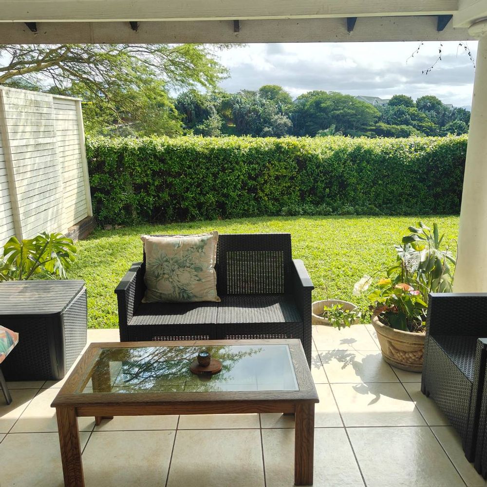 undercover veranda overlooking garden 