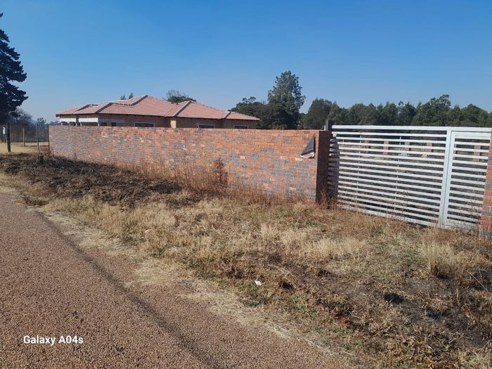 Vacant Land Residential For Sale in Walkerville Central with boundary wall and approved plans.
