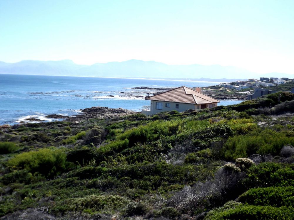 View slightly to our right (as from Plot itself); Hermanus at the back.