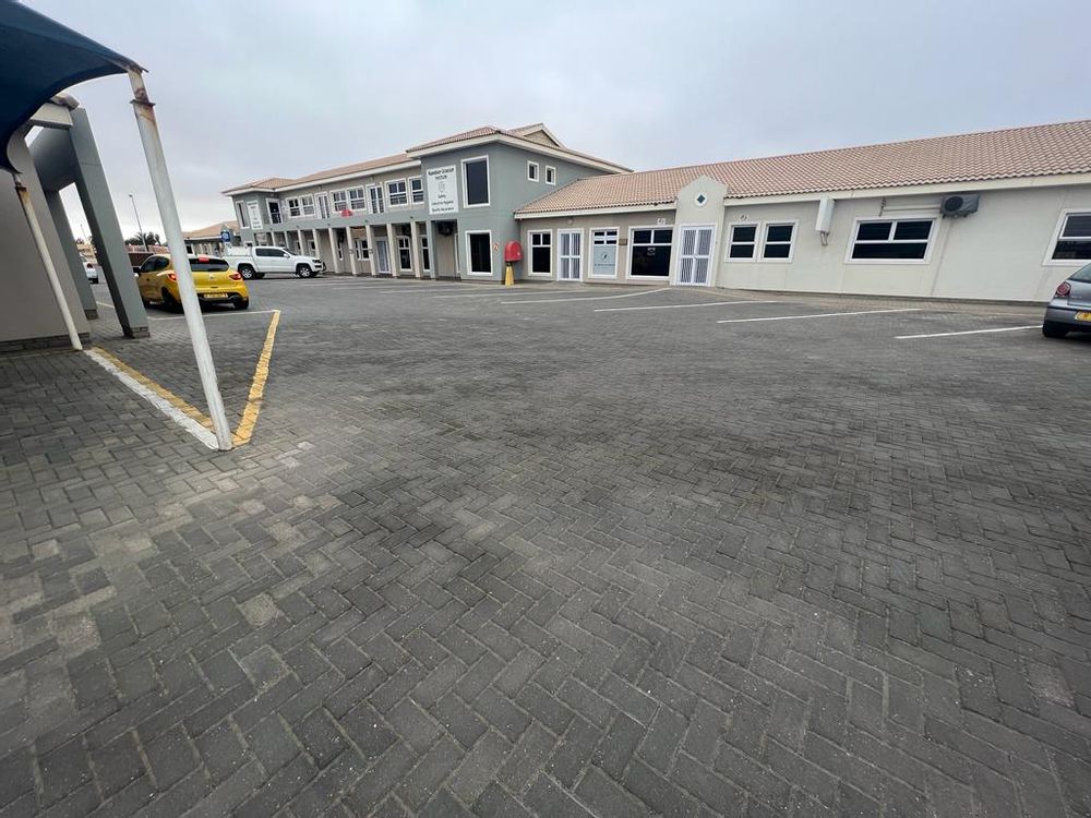 Parking area at the back