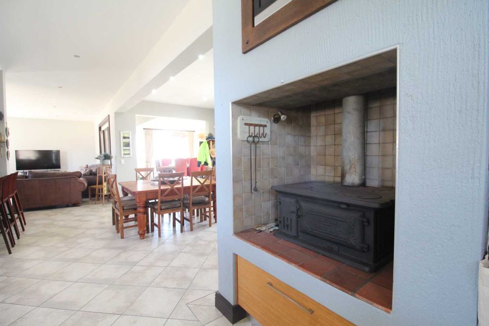 indoor fireplace main house