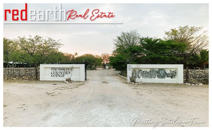 For Sale: Lodge in Otavi Central with 25 chalets, campsites, and wildlife access.