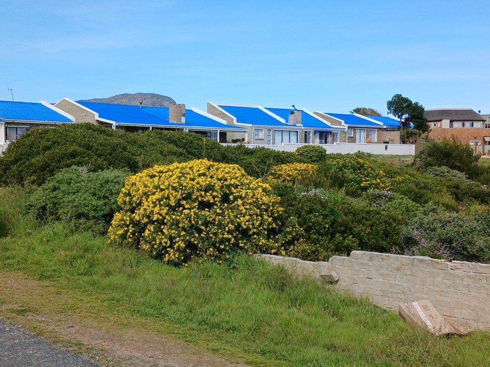 Our Plot on our right; Complex and Mountain at the back.
