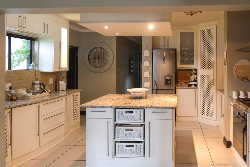 Open-plan kitchen with scullery and laundry