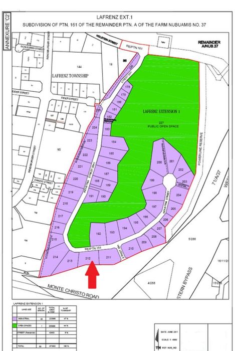 Prime 5925m² Commercial Land for Sale in Lafrenz Industrial – Great Visibility!