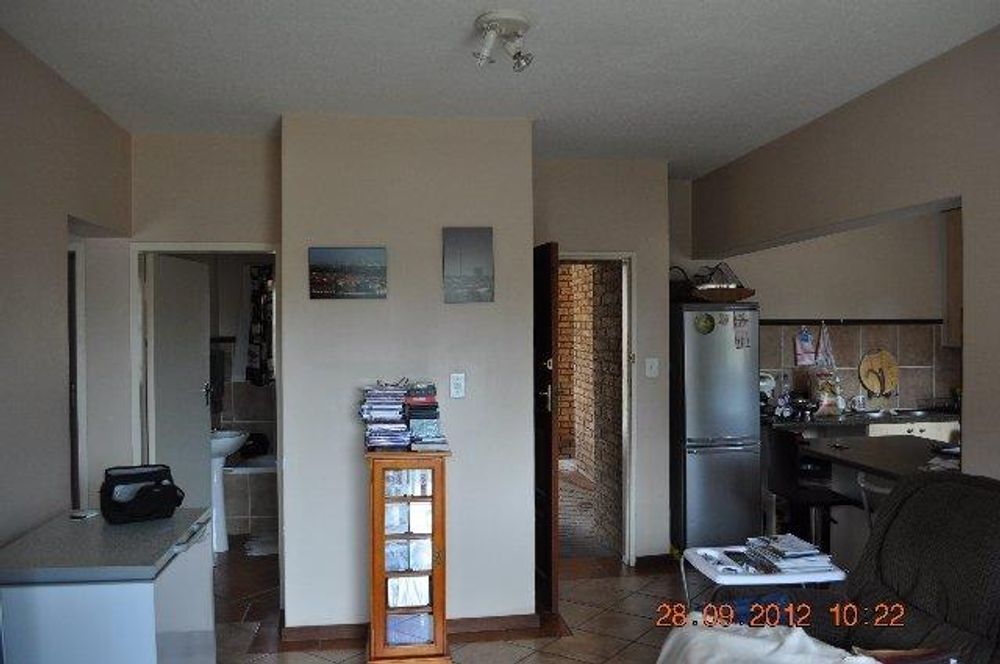 Open plan kitchen and living area