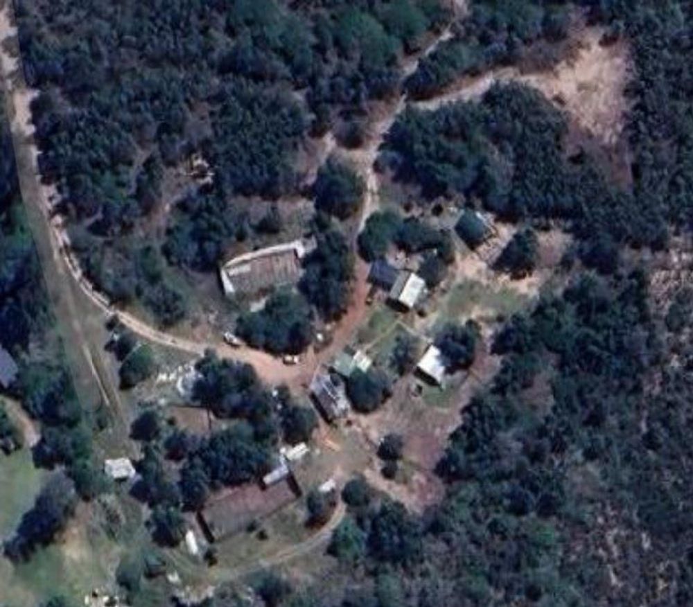 Aerial view of structures