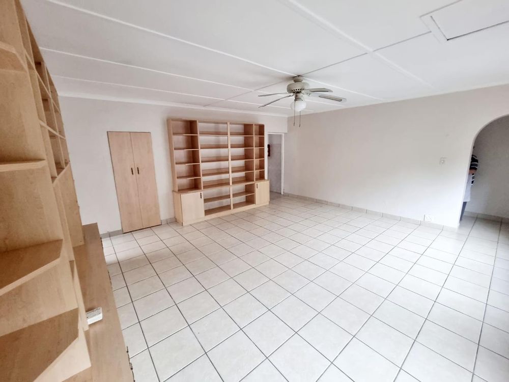 Lounge with built in cabinets