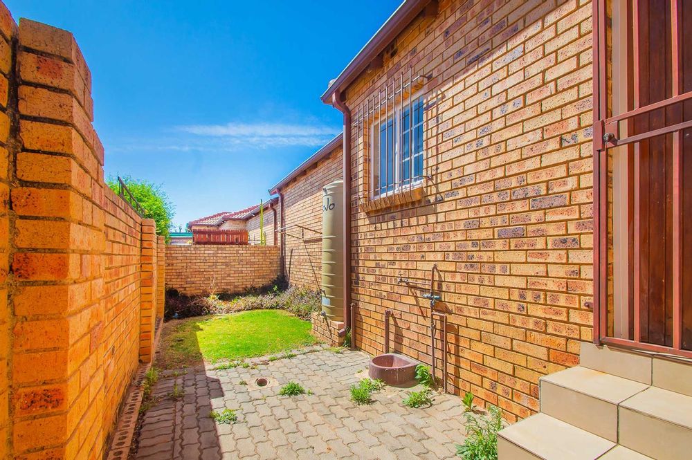 Back door out to laundry area and Jojo tank
