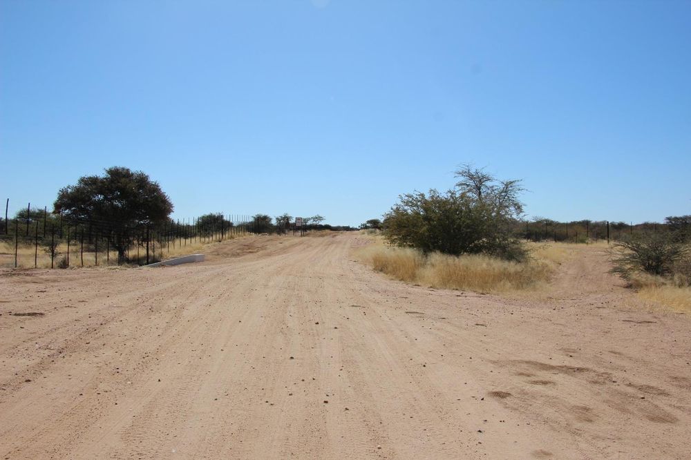 Gravel round on the property
