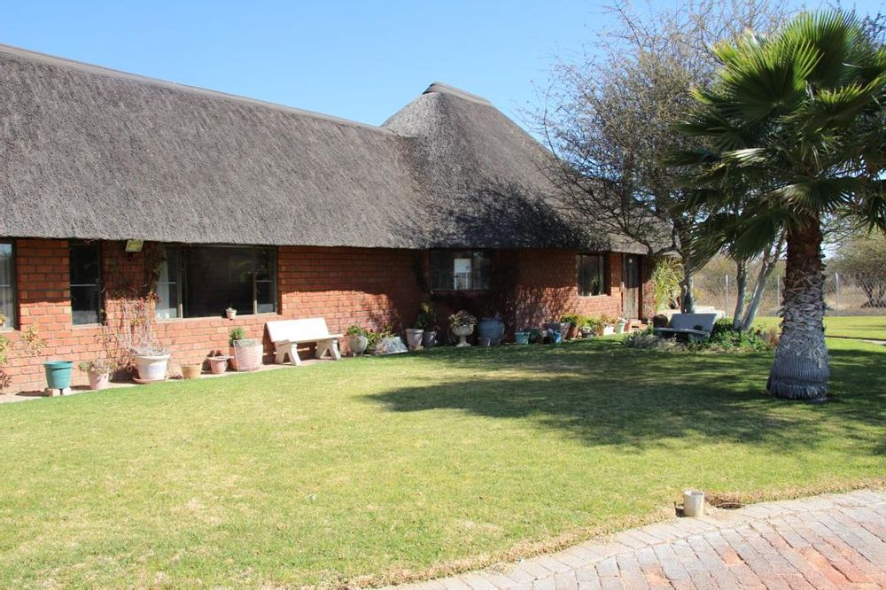 Front of the house with garden