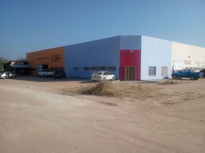 For Sale: Business in Gobabis Central with warehouse, offices, and separate apartments.