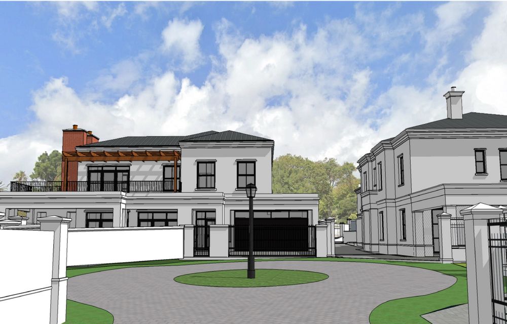 Architect's rendering - front of Portion 16