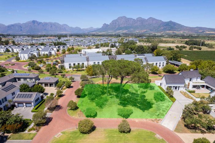 Vacant Land Residential For Sale in Val De Vie Estate, borders green space, family-friendly.