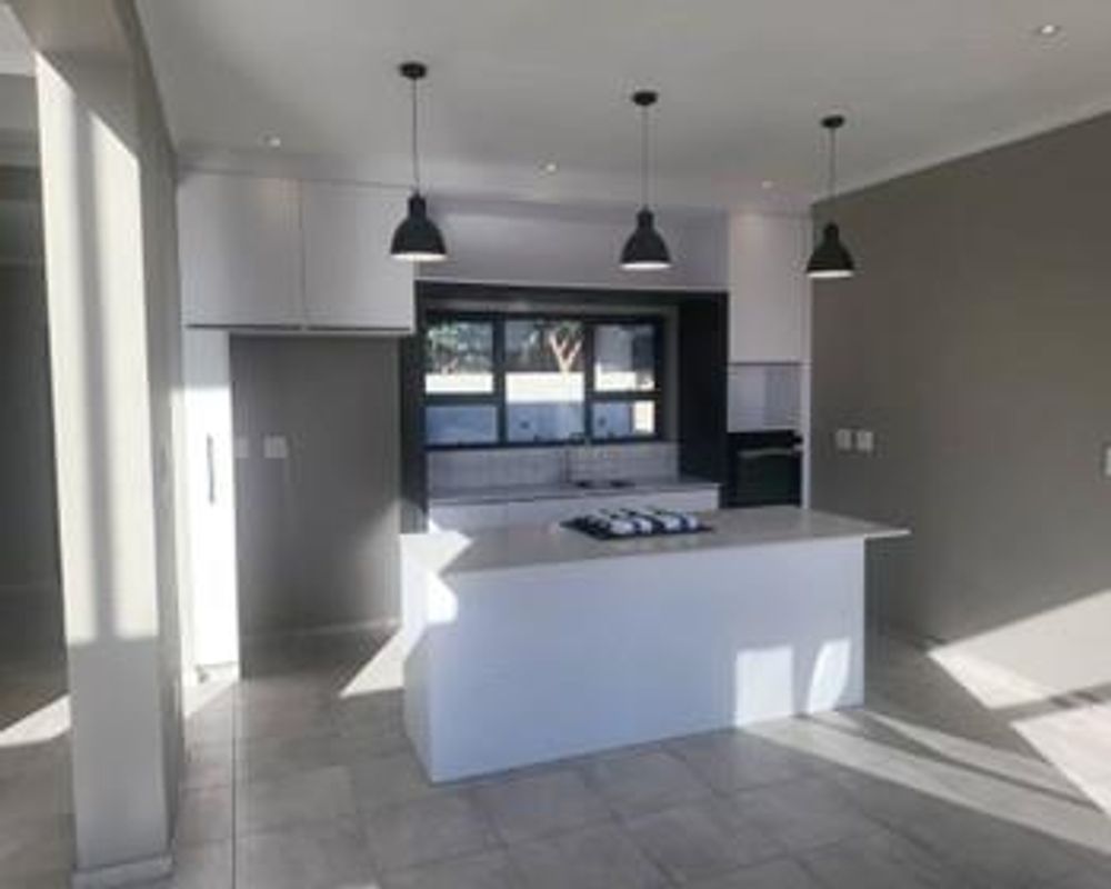 Open plan kitchen area